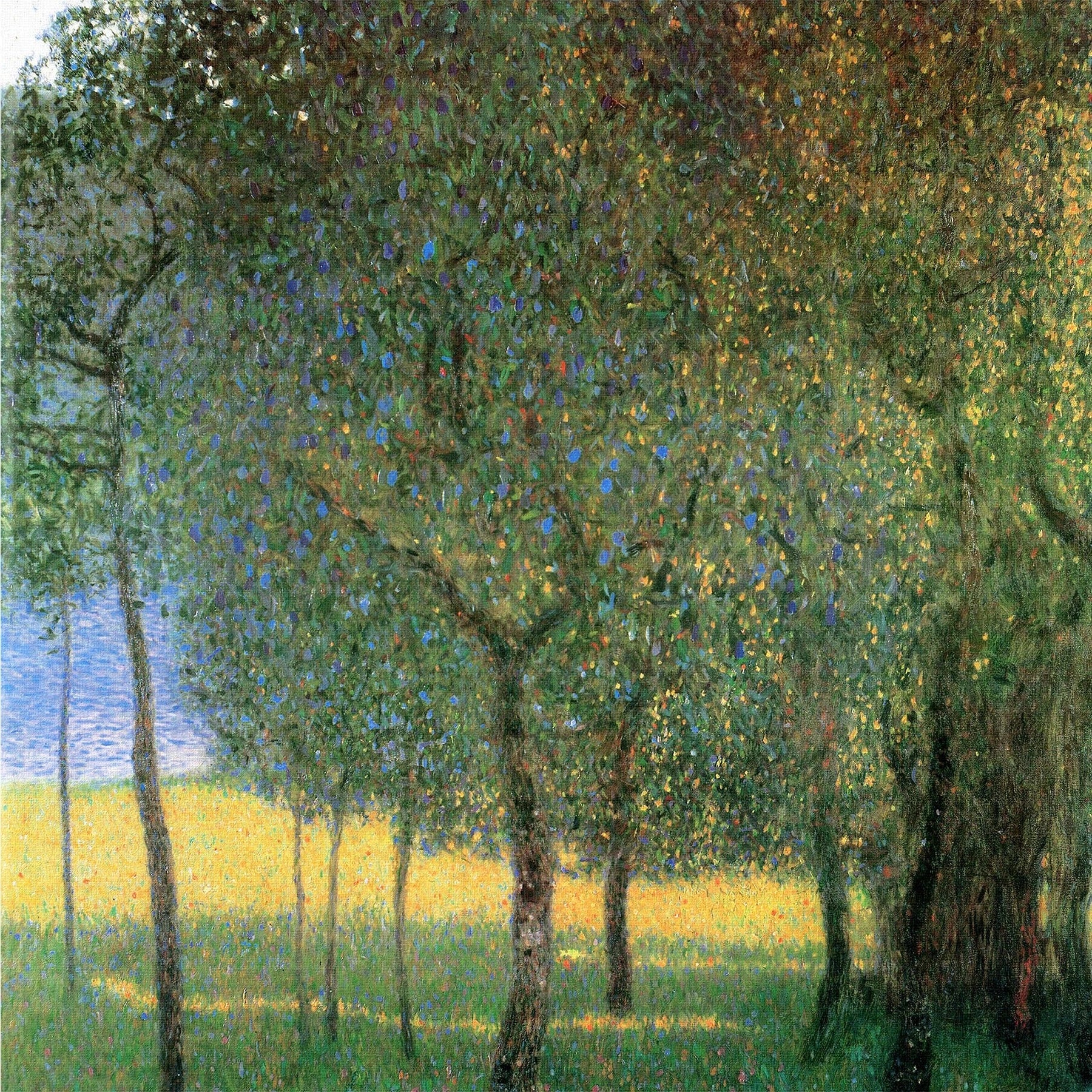 50 Berühmte Gemälde von Gustav Klimt – Landschaften, Natur, Bäume und Gärten