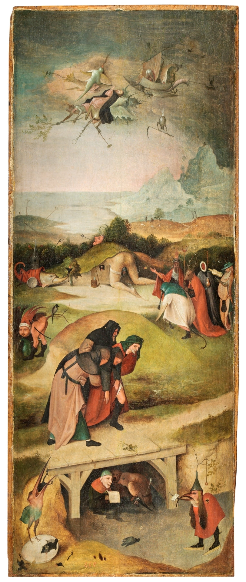 Die Versuchung des heiligen Antonius. - Hieronymus Bosch