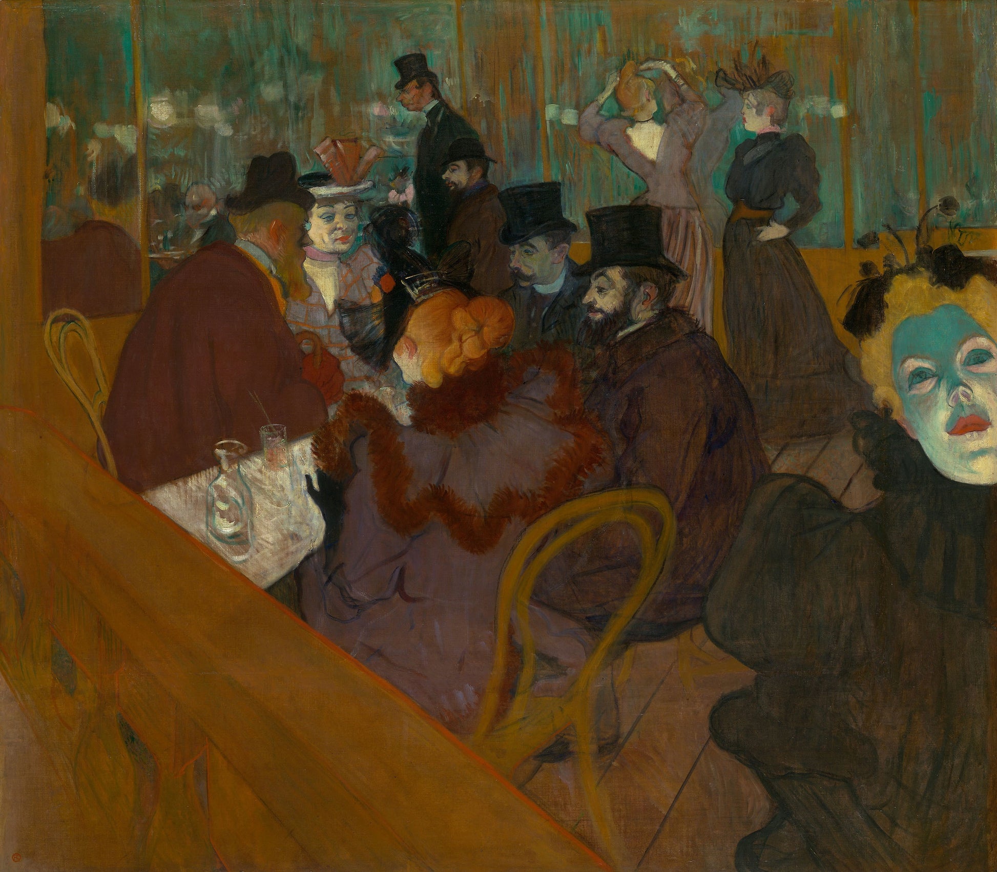 Im Moulin-Rouge - Henri de Toulouse-Lautrec