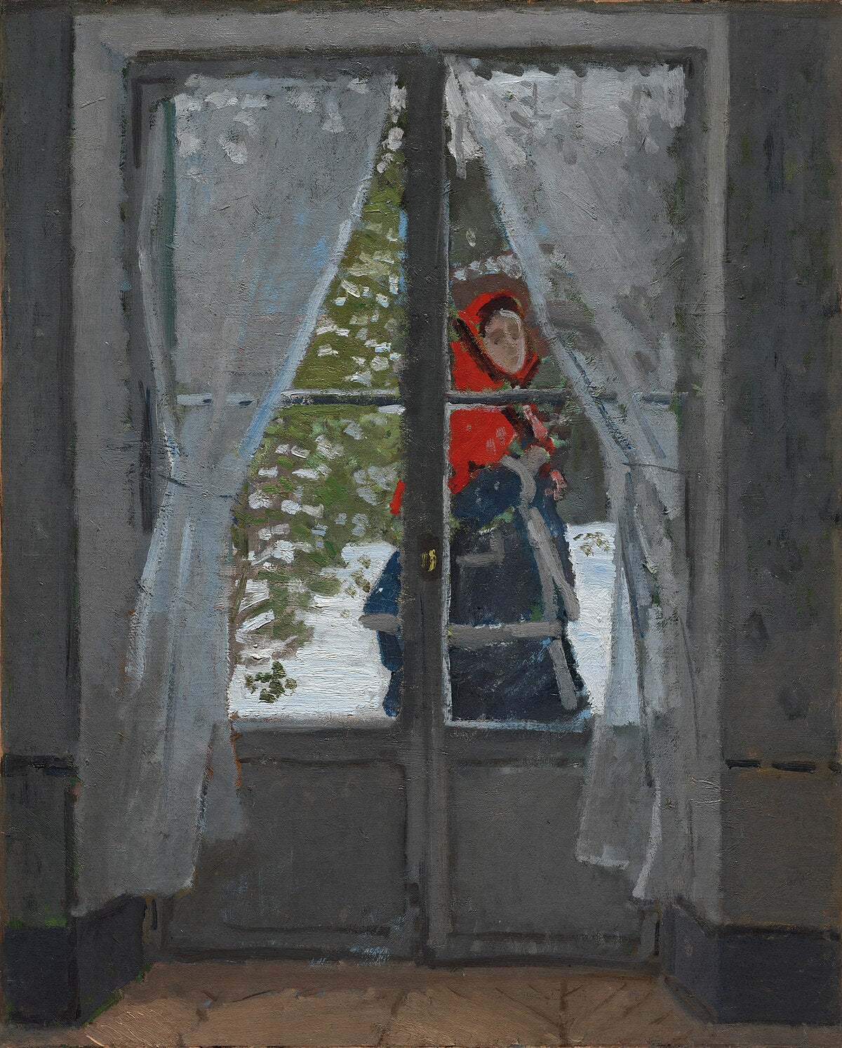Der rote Sonnenhut - Claude Monet