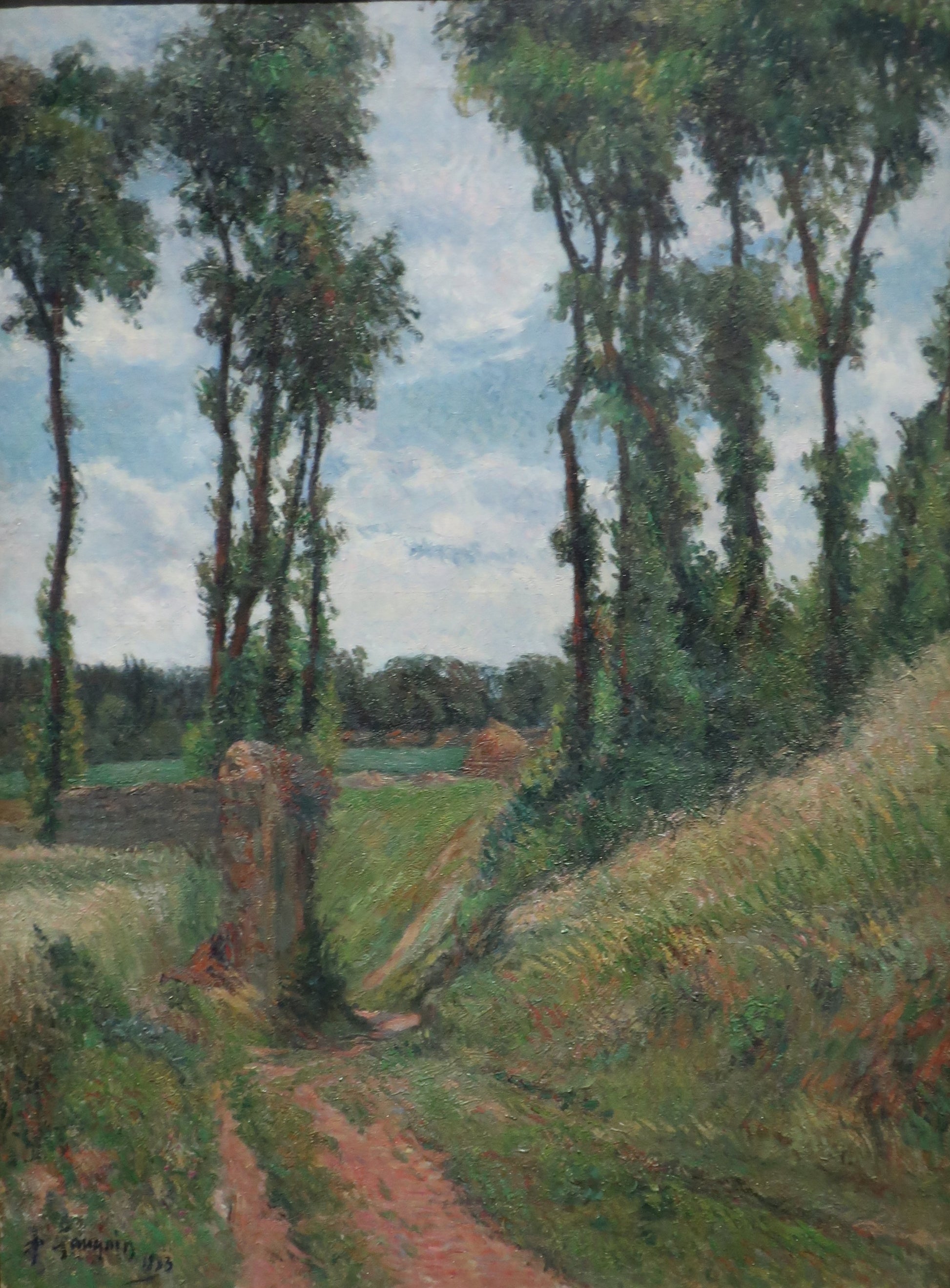 Weg der Pappeln, Osny - Paul Gauguin