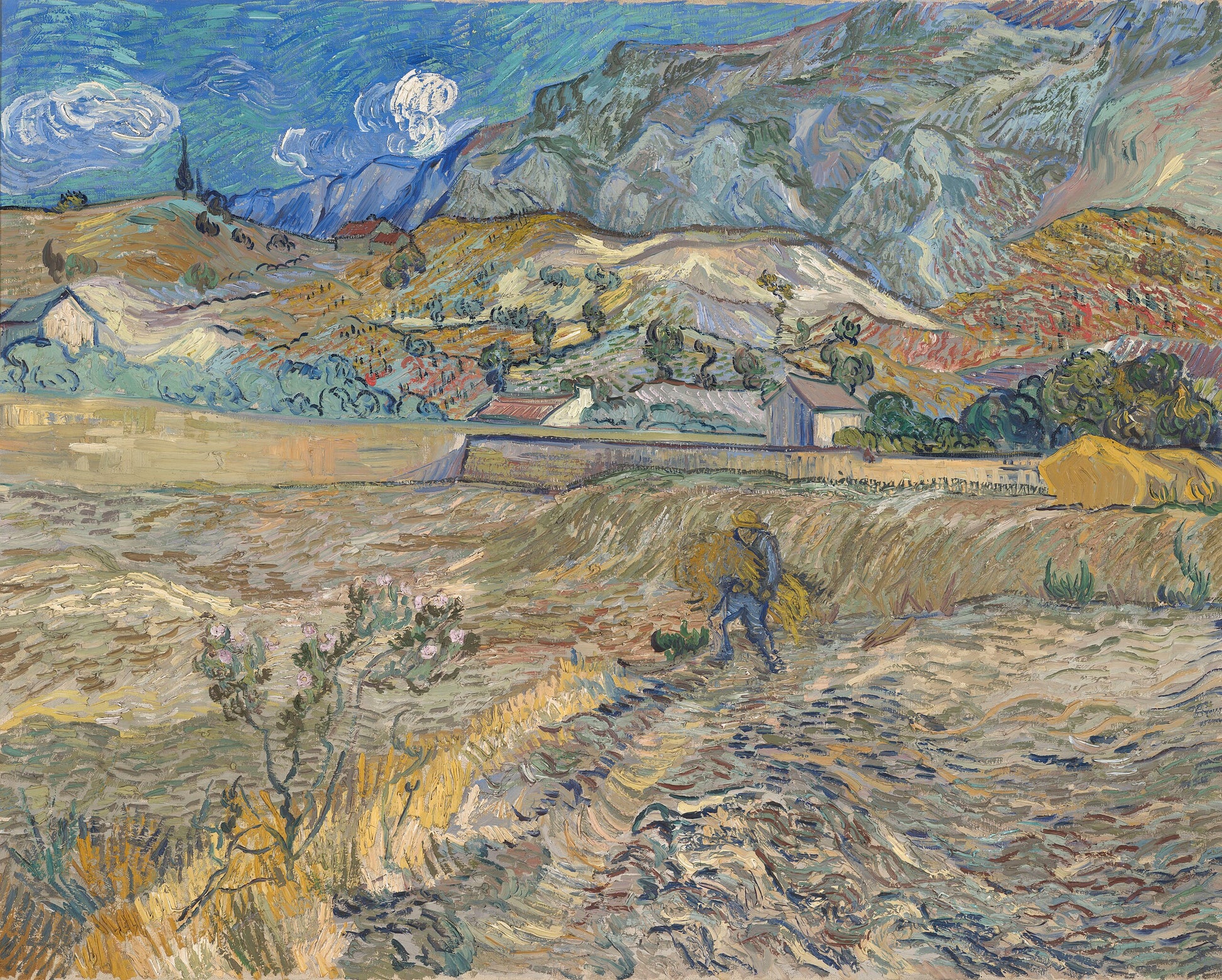 Landschaft in Saint-Rémy - Vincent van Gogh