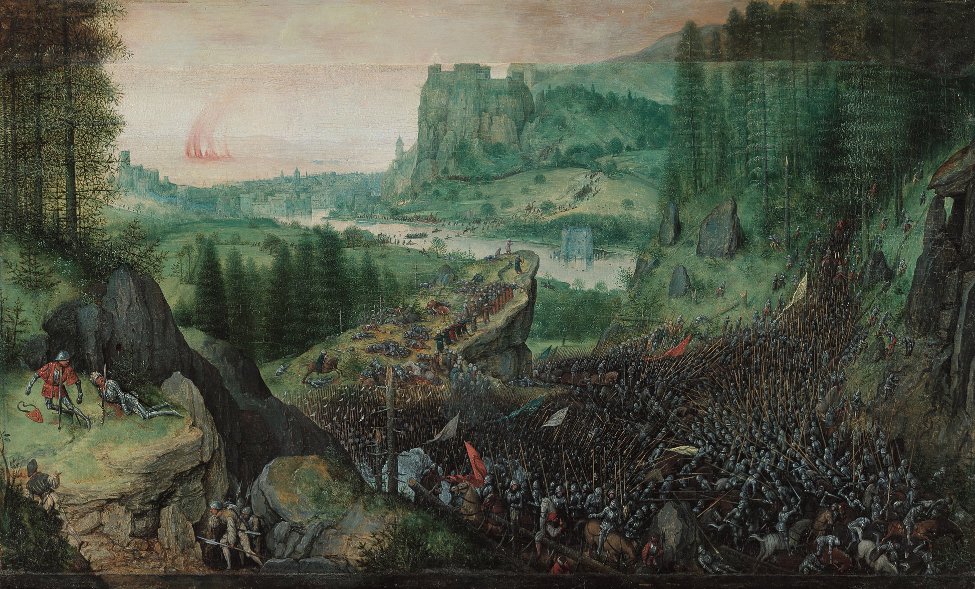 Der Selbstmord des Saul - Pieter Brueghel der Ältere