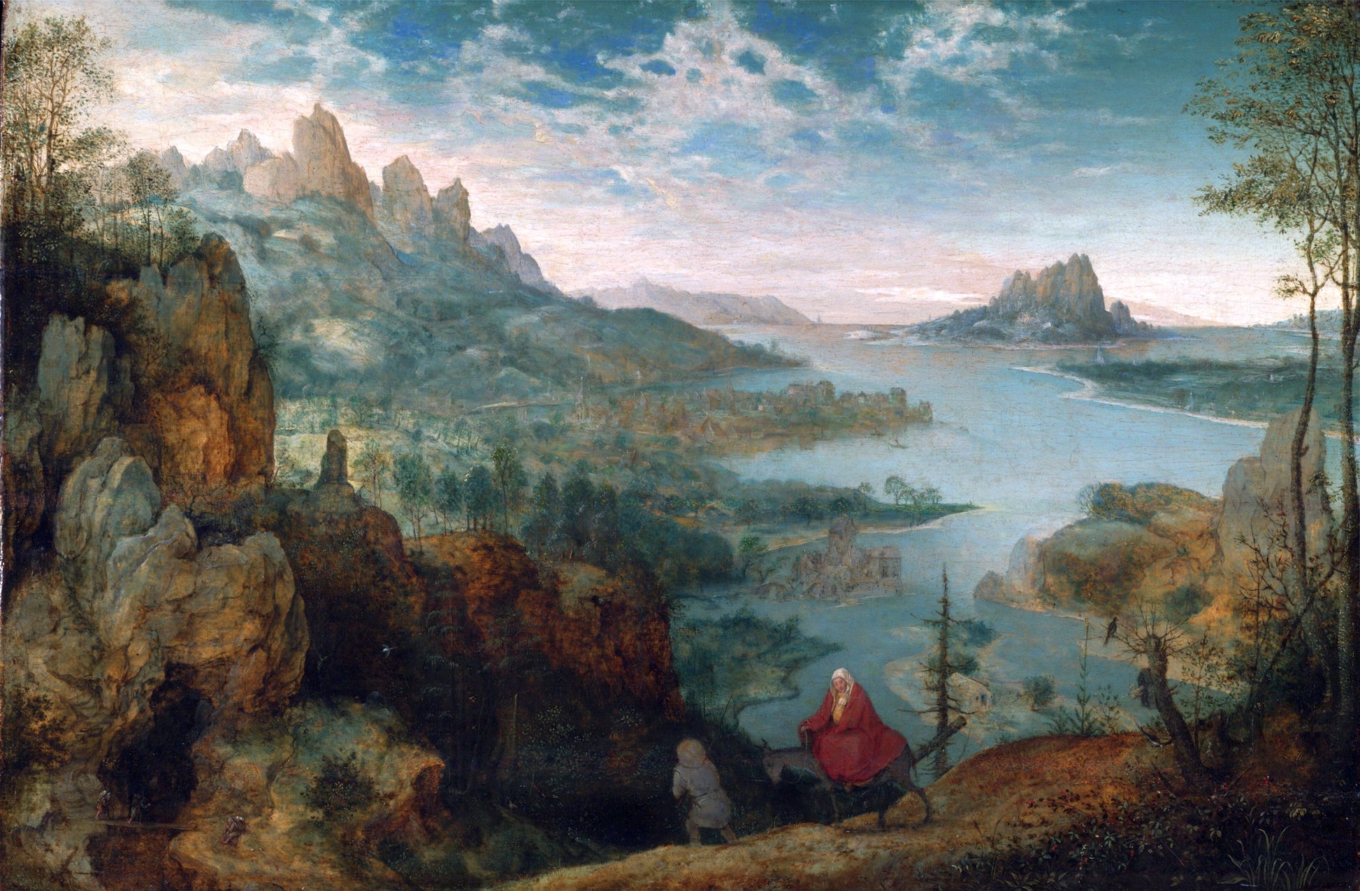 Die Flucht nach Ägypten - Pieter Brueghel der Ältere
