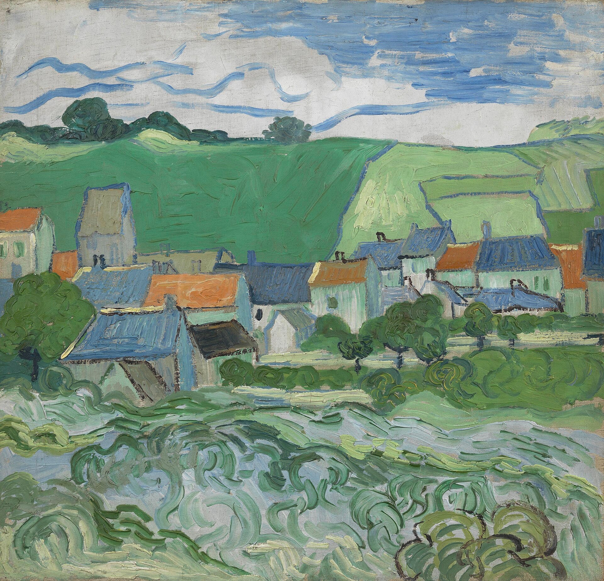 Ansicht von Auvers - Vincent van Gogh