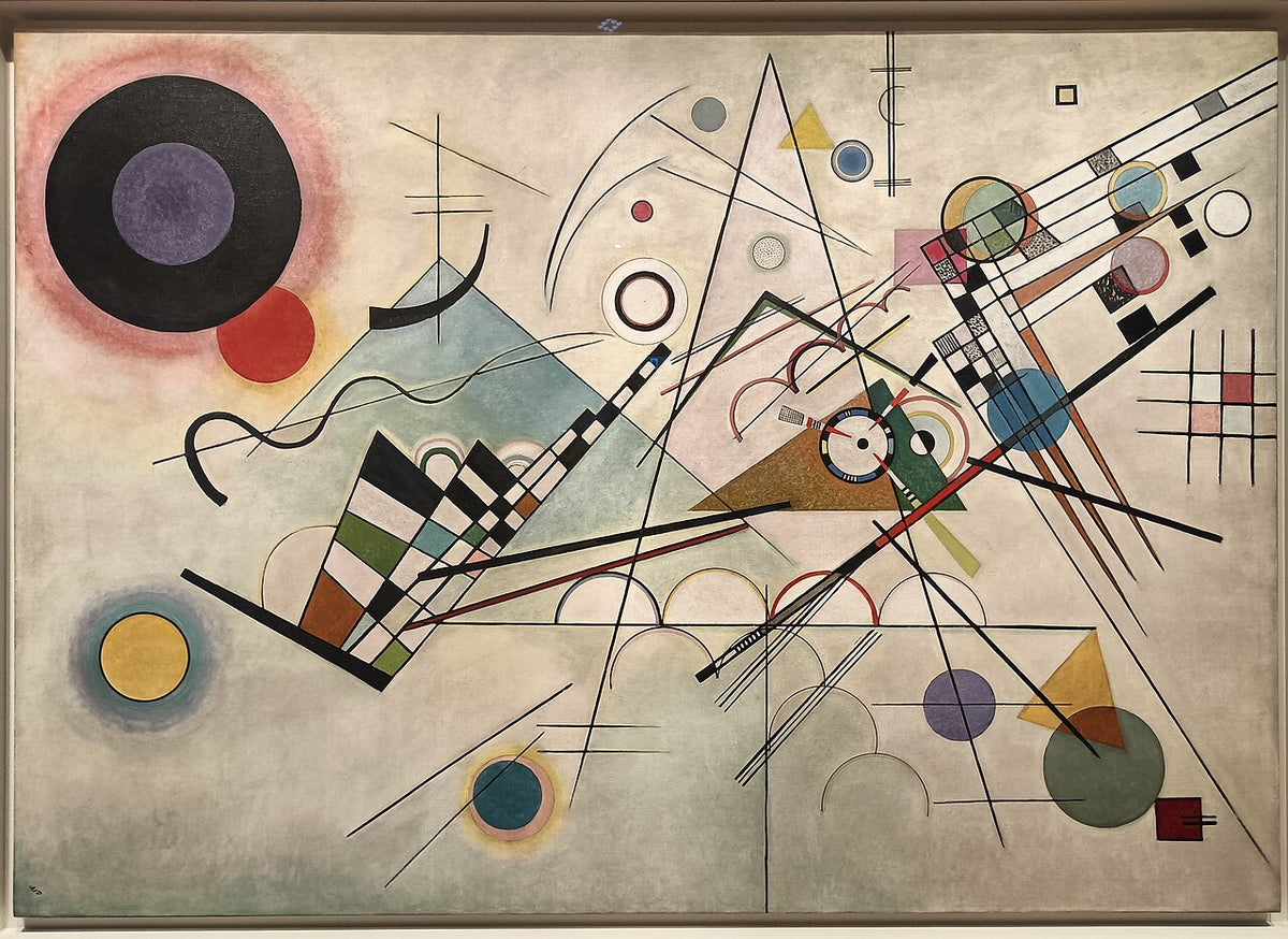 Composition 8 de Vassily Kandinsky, illustration du Top 100 des peintres abstraits