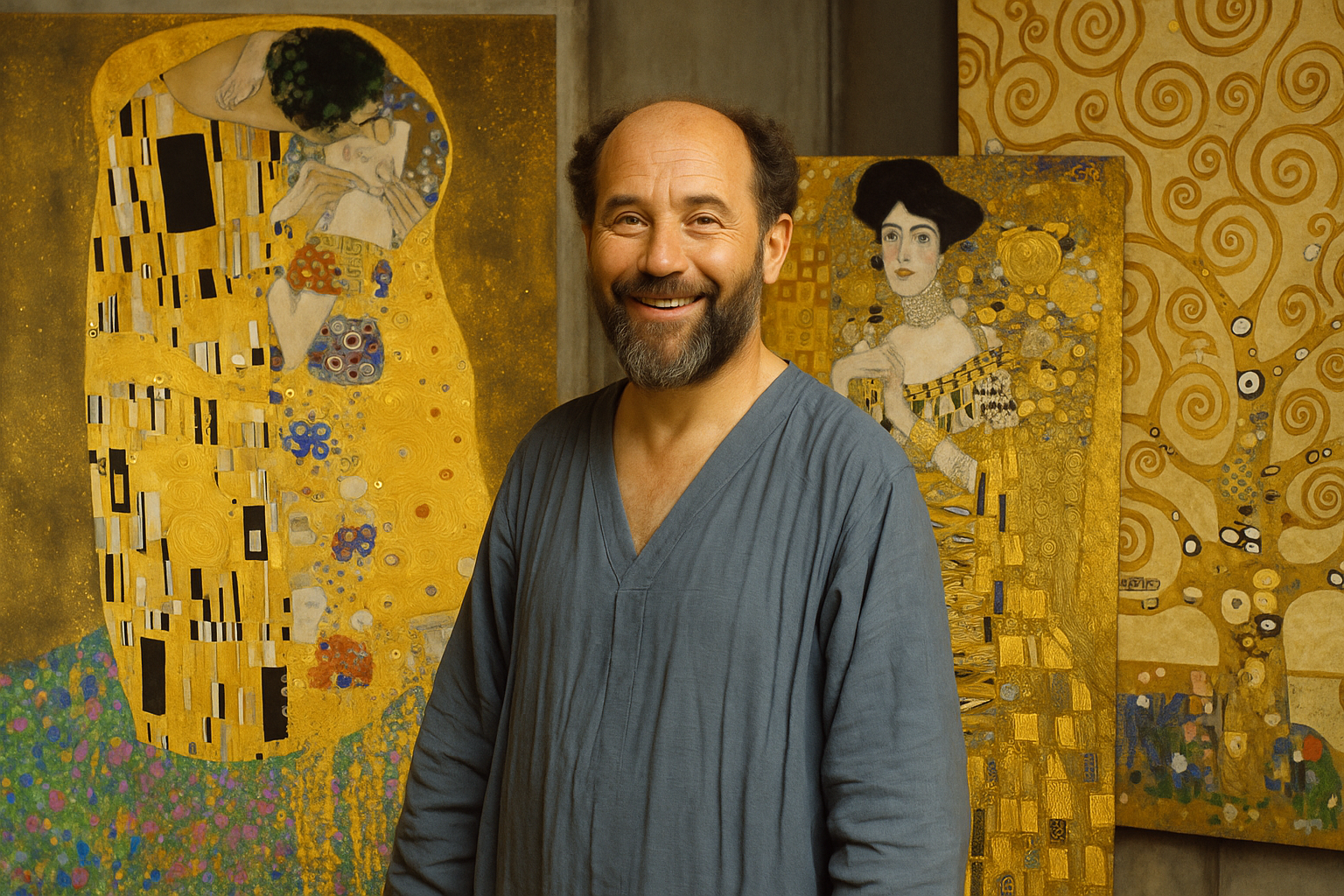 Wer war Gustav Klimt? Tauchen Sie ein in die goldene Welt des Wiener Meisters.