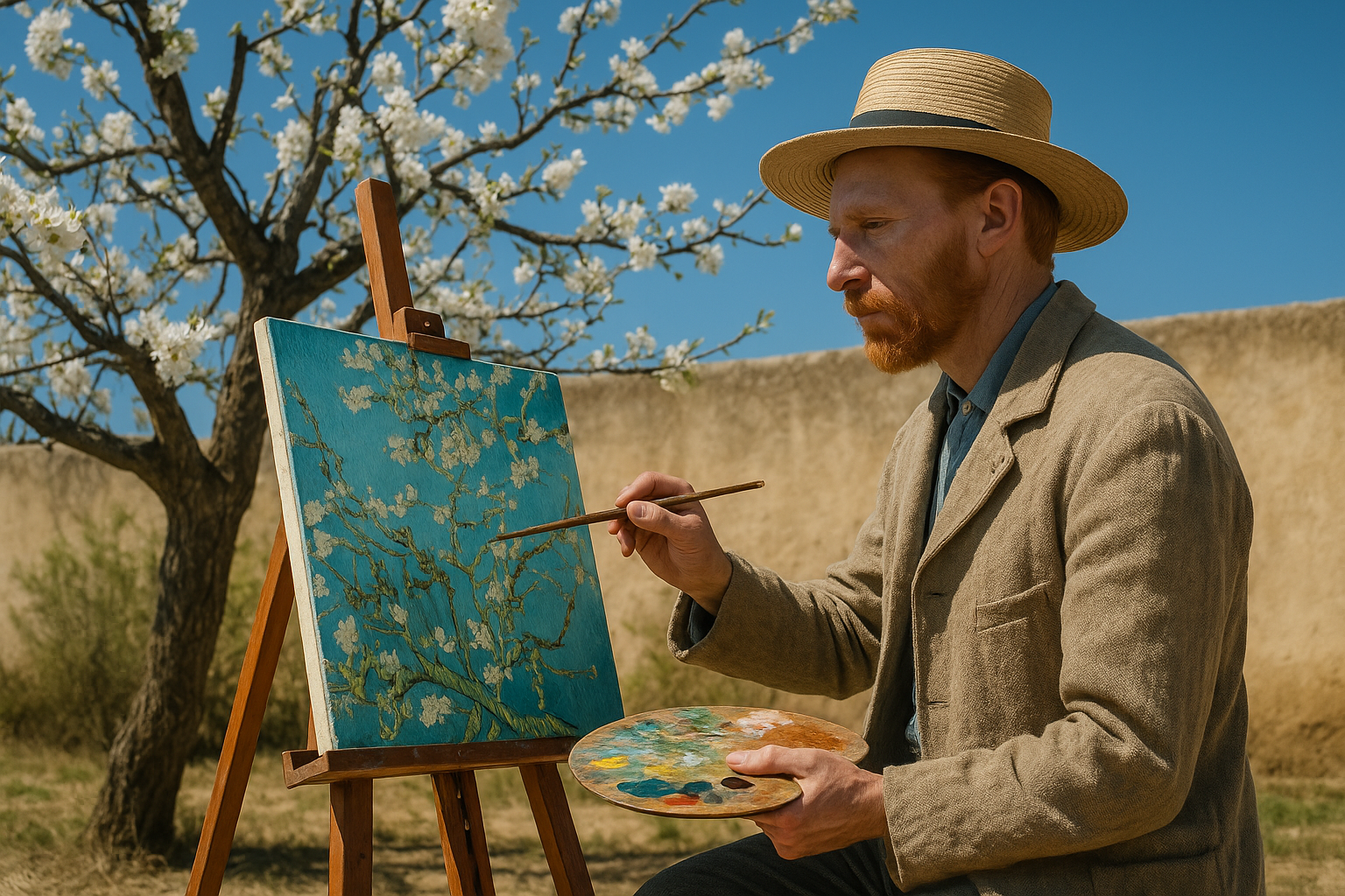 Warum ist der Mandelbaum in Blüte in Van Goghs Werk so besonders?