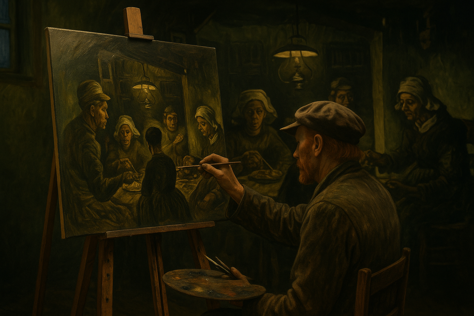 Van Gogh Die Kartoffelesser: ein rohes und bewegendes Meisterwerk