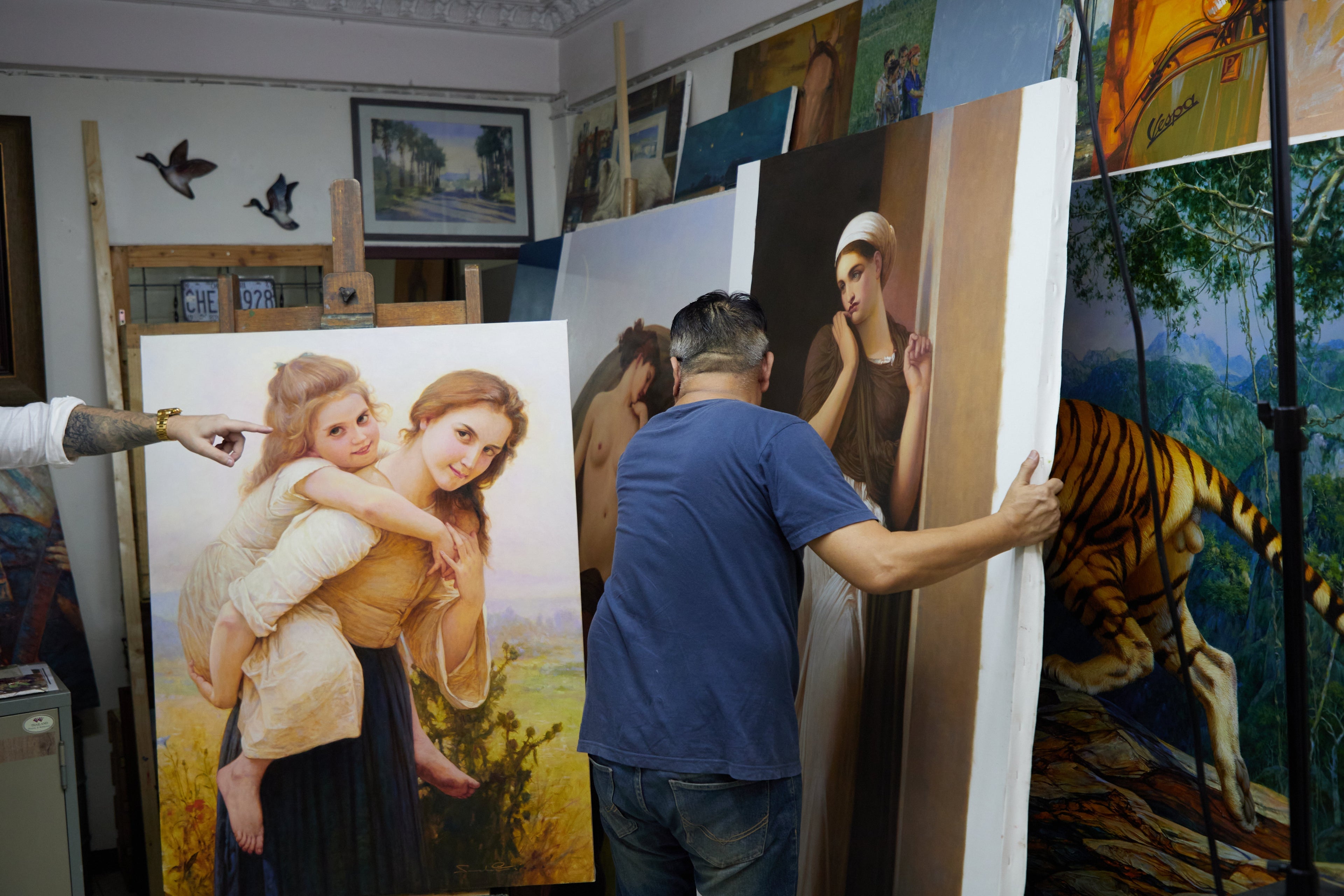 Comment commander un tableau de reproduction peinte à la main ?