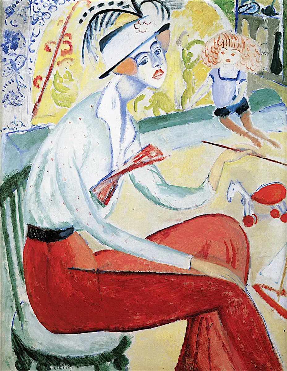 Sigrid Hjertén — Autoportrait de 1914
