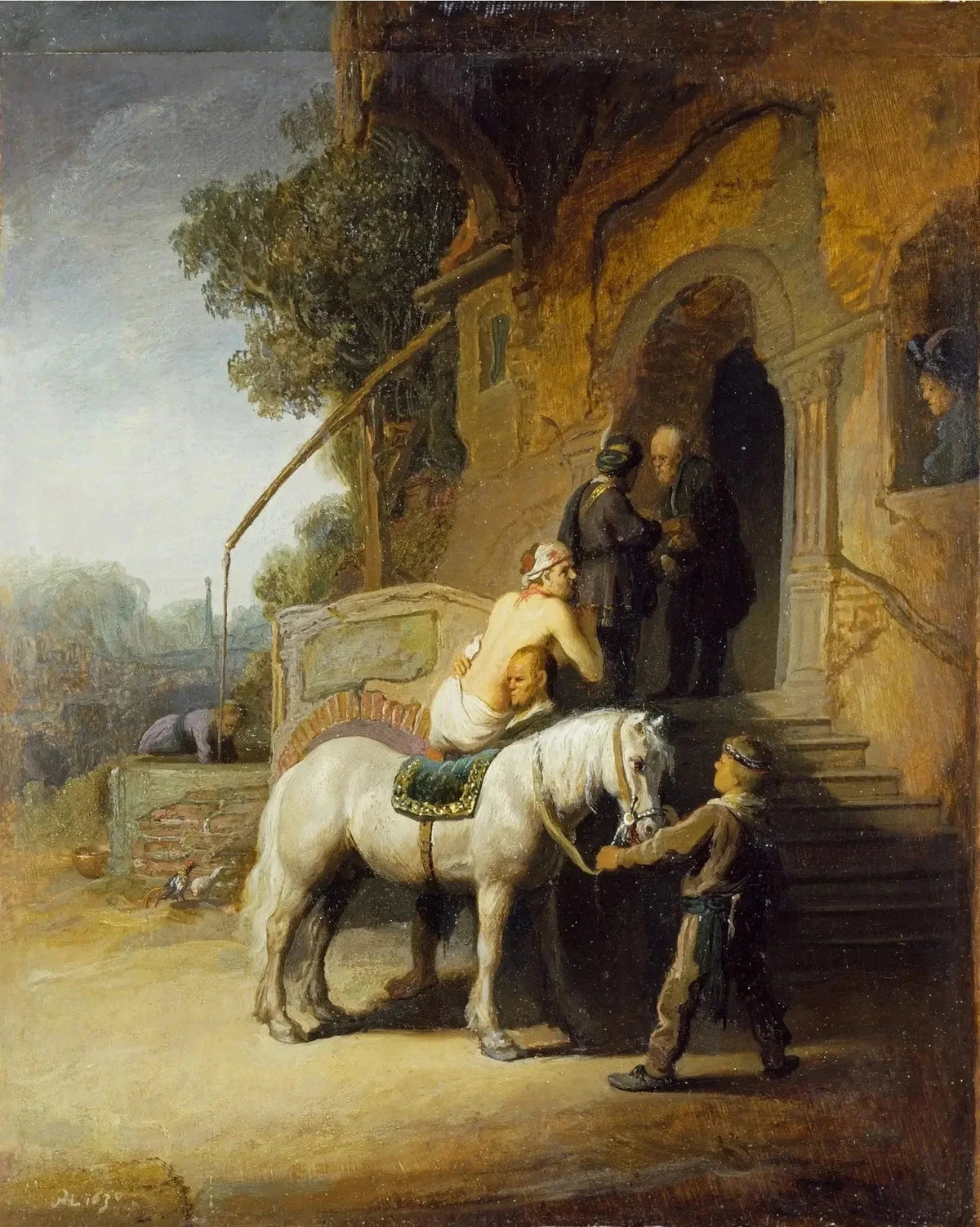 Rembrandt, Le Bon Samaritain, 1630, Wallace Collection