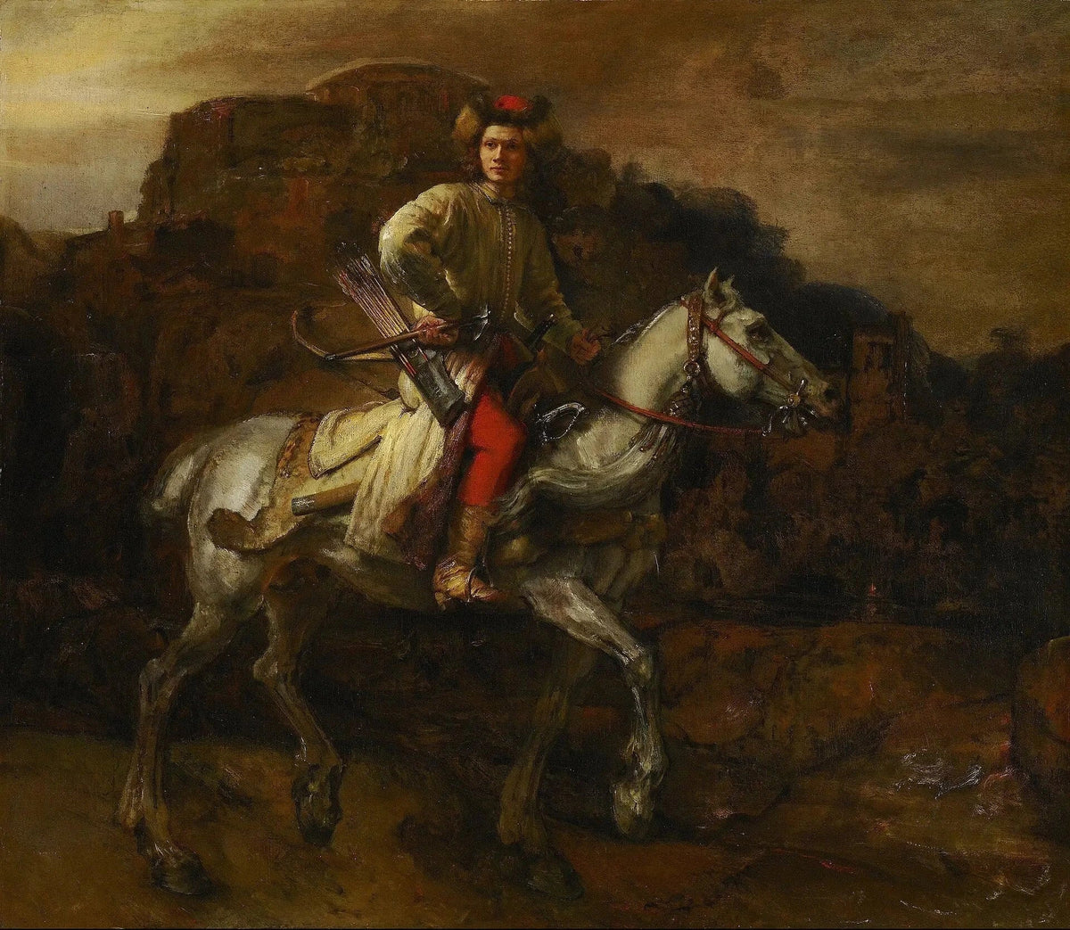 Rembrandt, Le Cavalier polonais, vers 1655, Frick Collection