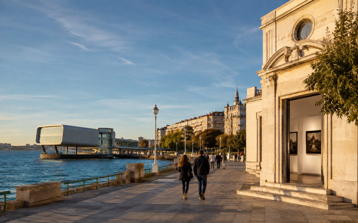 Galeries d’art à Santander entre baie, architecture contemporaine et promenade maritime