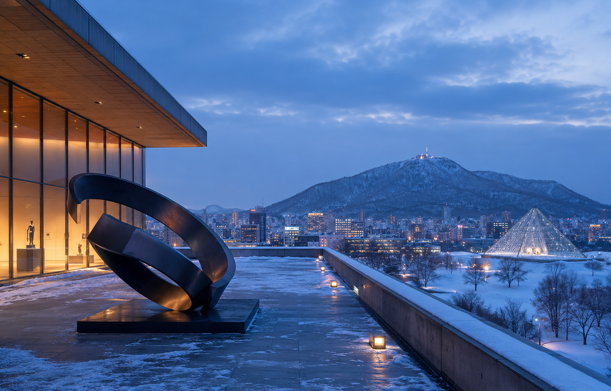 Sapporo, ville d’art entre sculpture contemporaine, neige, architecture et mont Moiwa