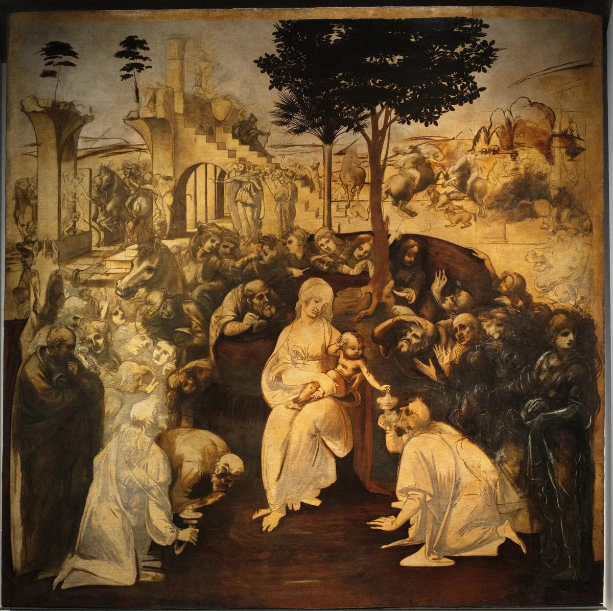 L’Adoration des Mages, chef-d’œuvre inachevé de Léonard de Vinci