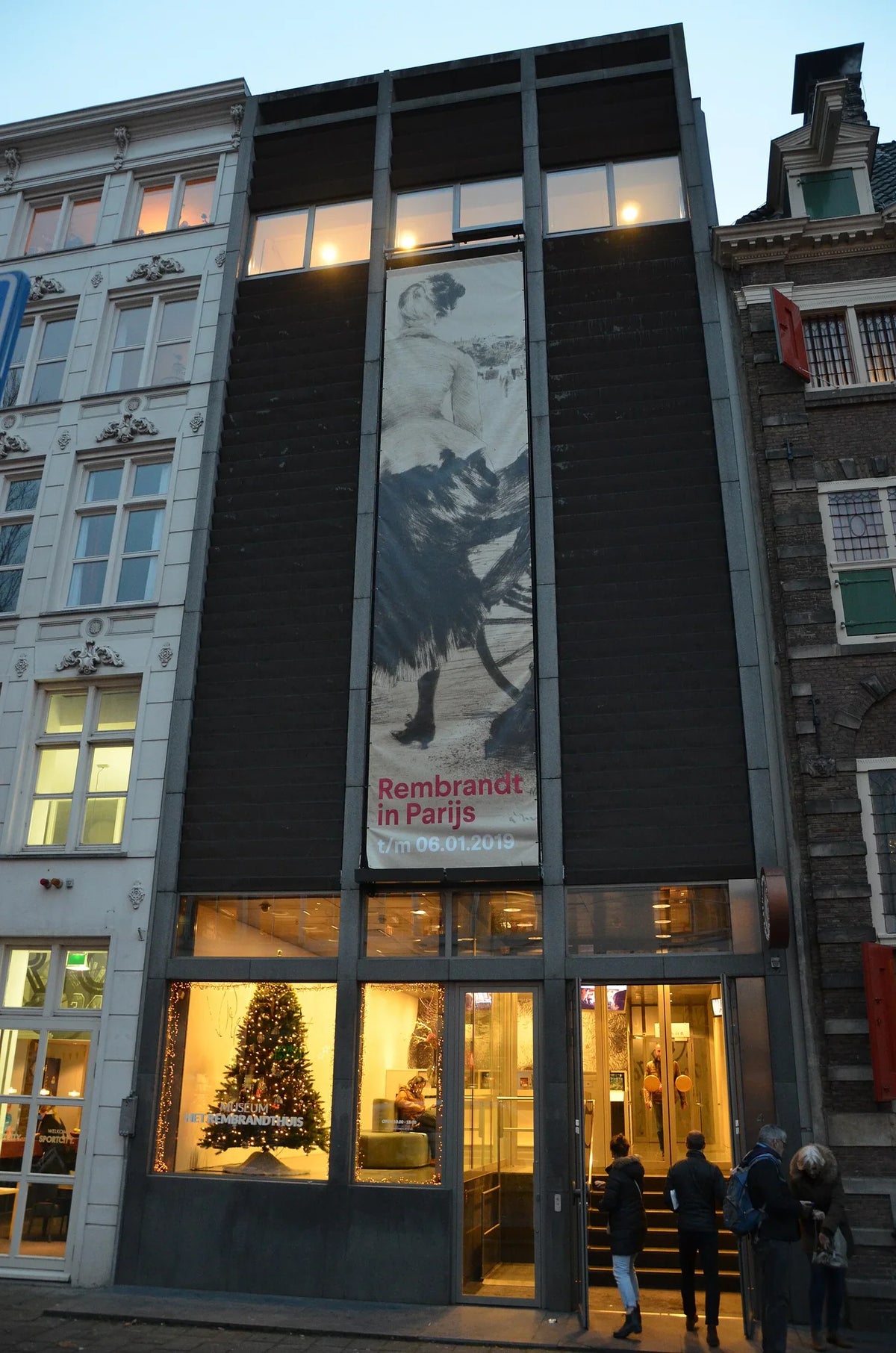 Maison de Rembrandt dans l’ancien quartier juif d’Amsterdam