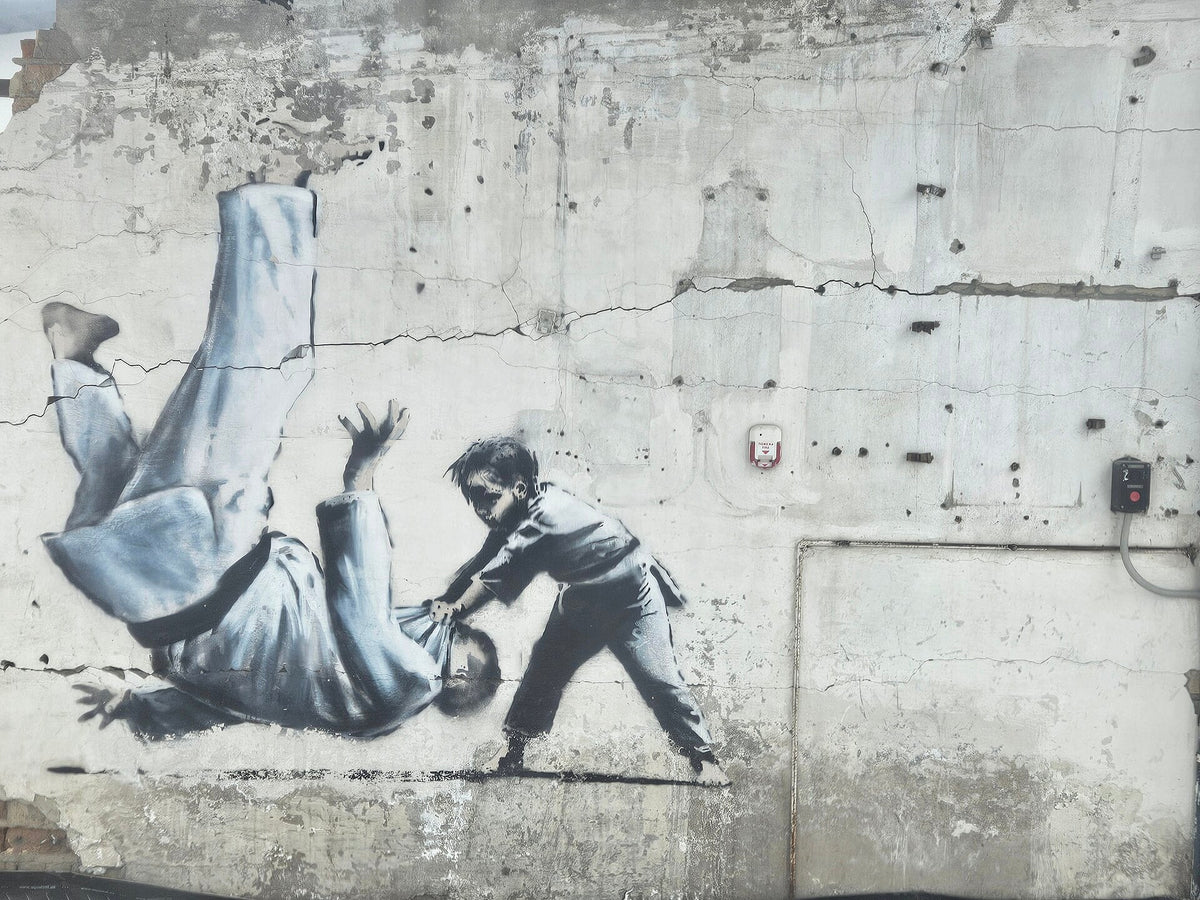 Banksy — Top 50 artistes Street Art : graffiti, pochoir et art urbain