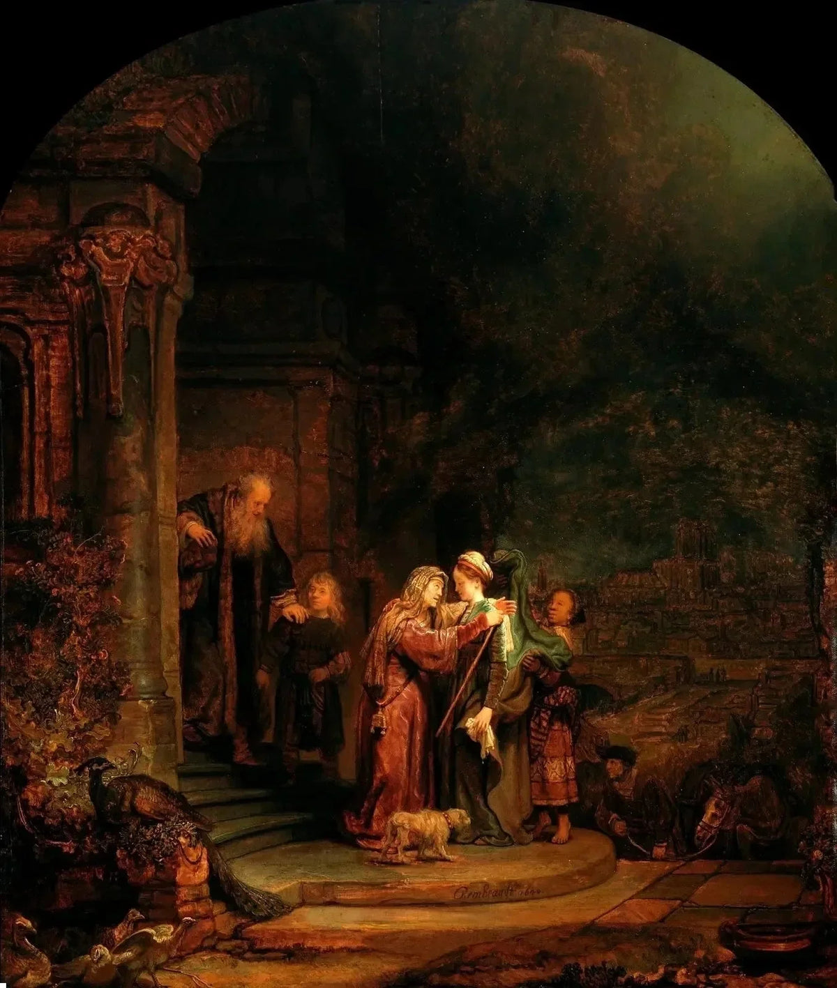 Rembrandt, La Visitation, 1640, Detroit Institute of Arts