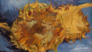 12 Van-Gogh-Gemälde Die Sonnenblumen