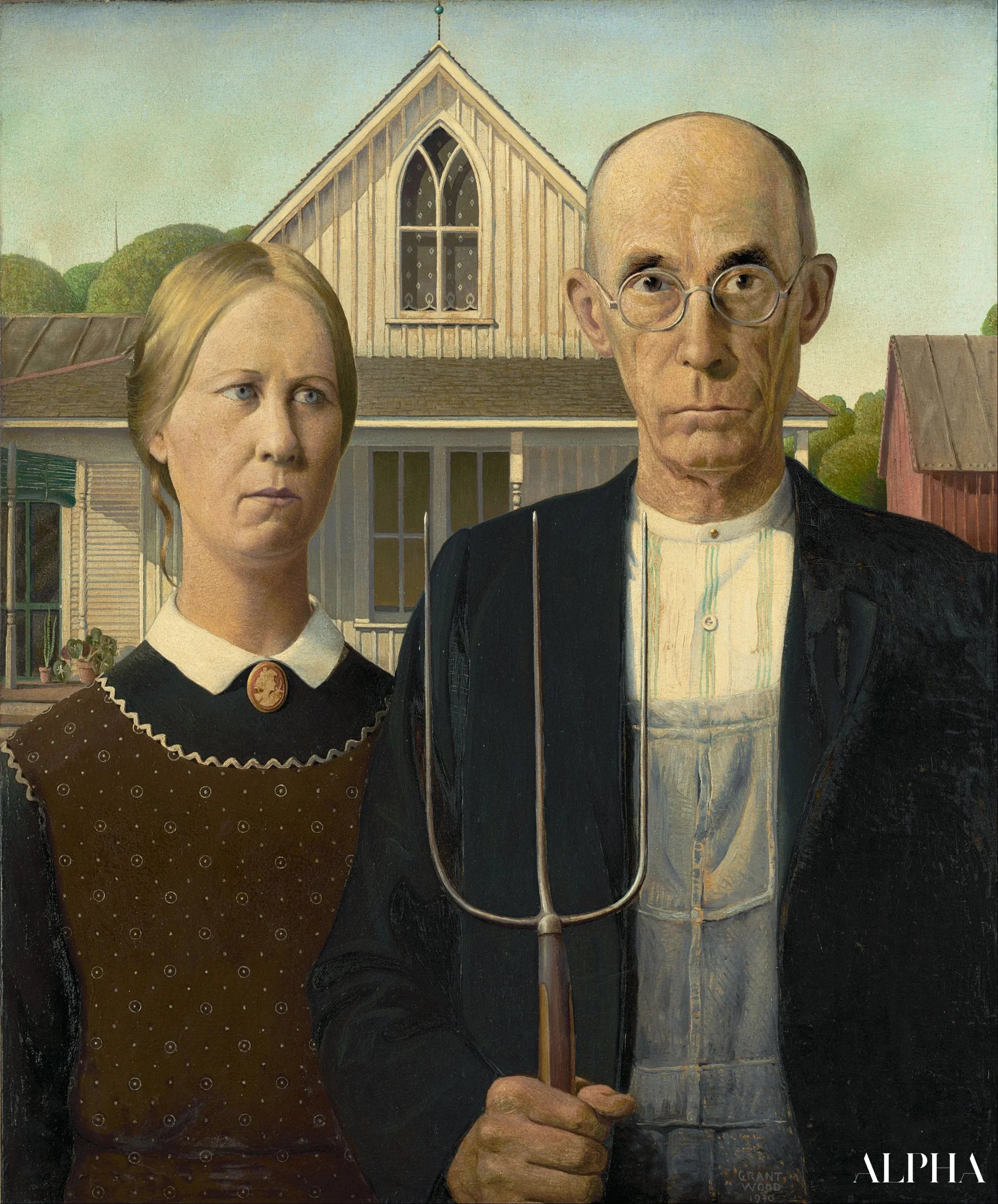 20 Berühmte Gemälde von Grant Wood