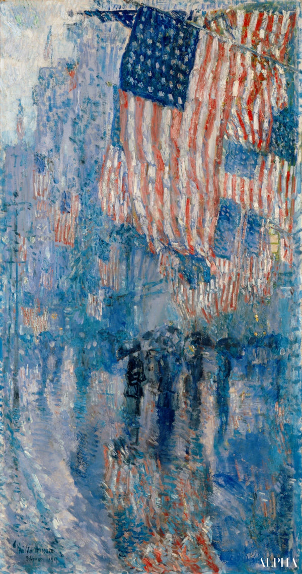 16- Childe Hassam (1859–1935) (amerikanischer Impressionismus)