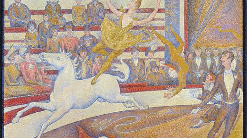 Pointillismus Malerei