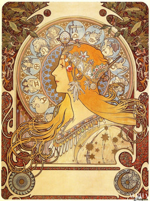 150 Berühmte Gemälde von Alphonse Mucha