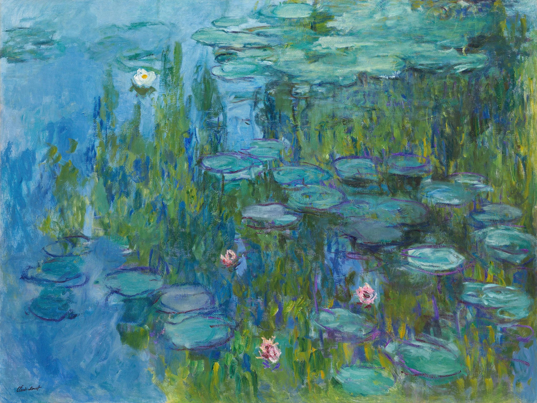 Nymphéas vers 1915 de Claude Monet – Bayerische Staatsgemäldesammlungen