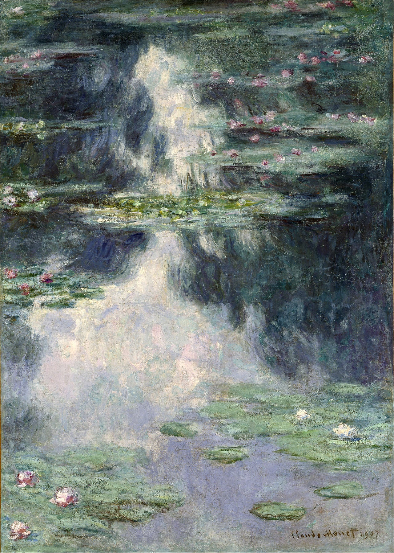 🌿 Seerosenteich – Claude Monet (1907)