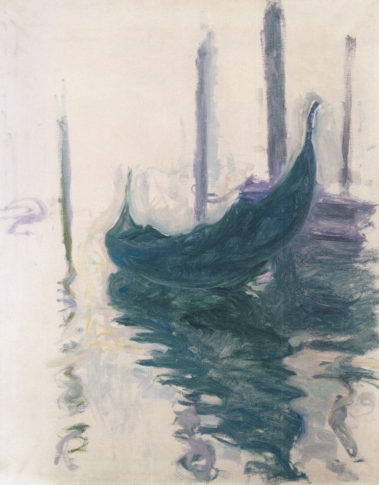 Gondel in Venedig – Claude Monet, 1908