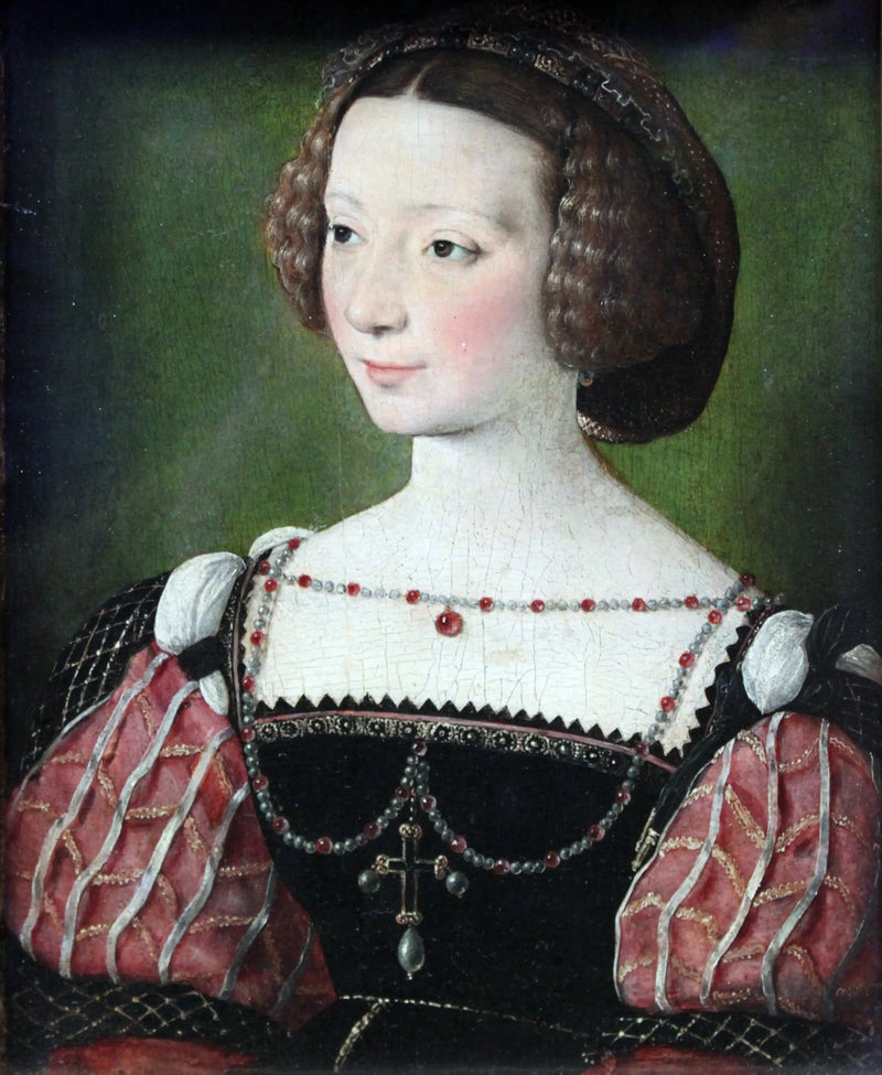 Porträt von Beatrix Pacheco, Gräfin von Montbel und Entremonts - Jean Clouet
