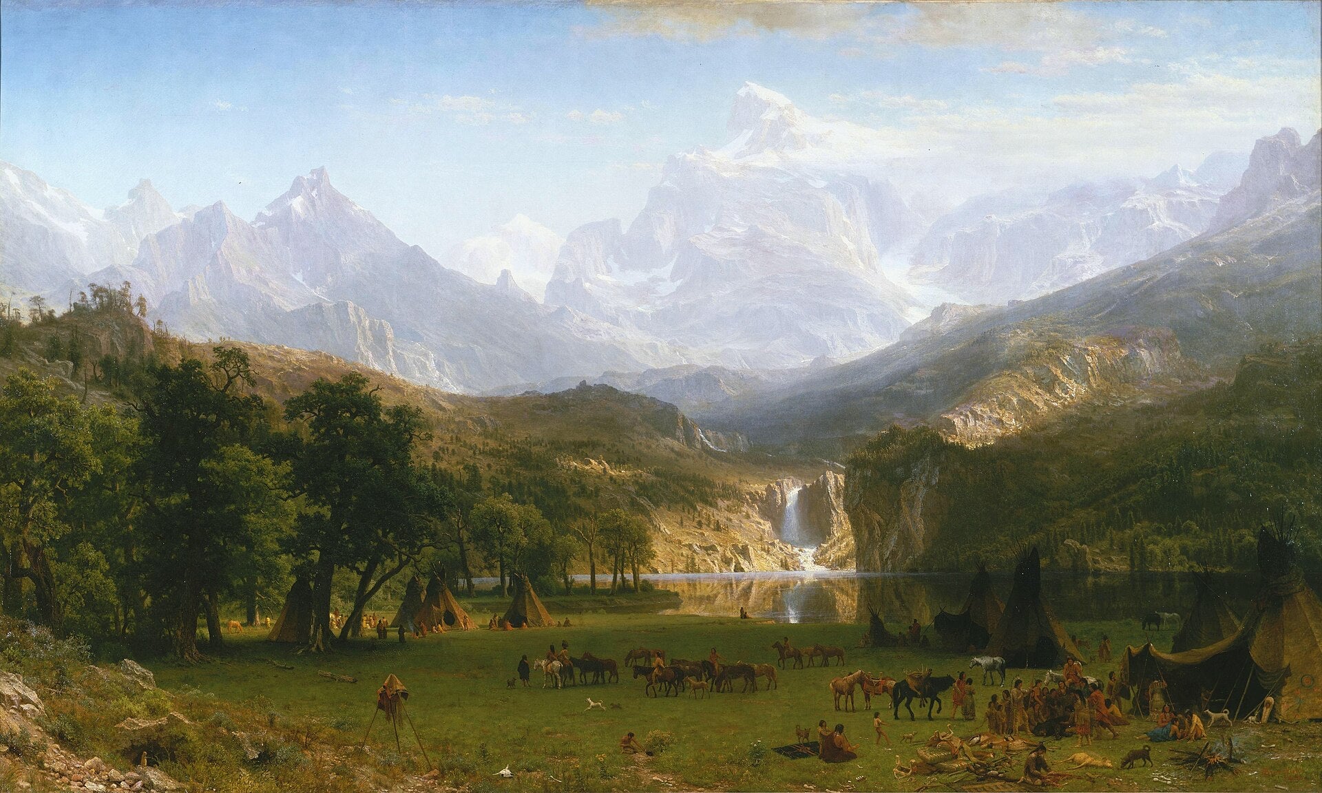 Les Montagnes Rocheuses, Lander’s Peak - Albert Bierstadt