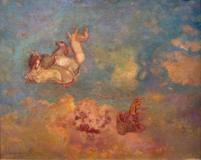 Der Wagen des Apollon - Odilon Redon