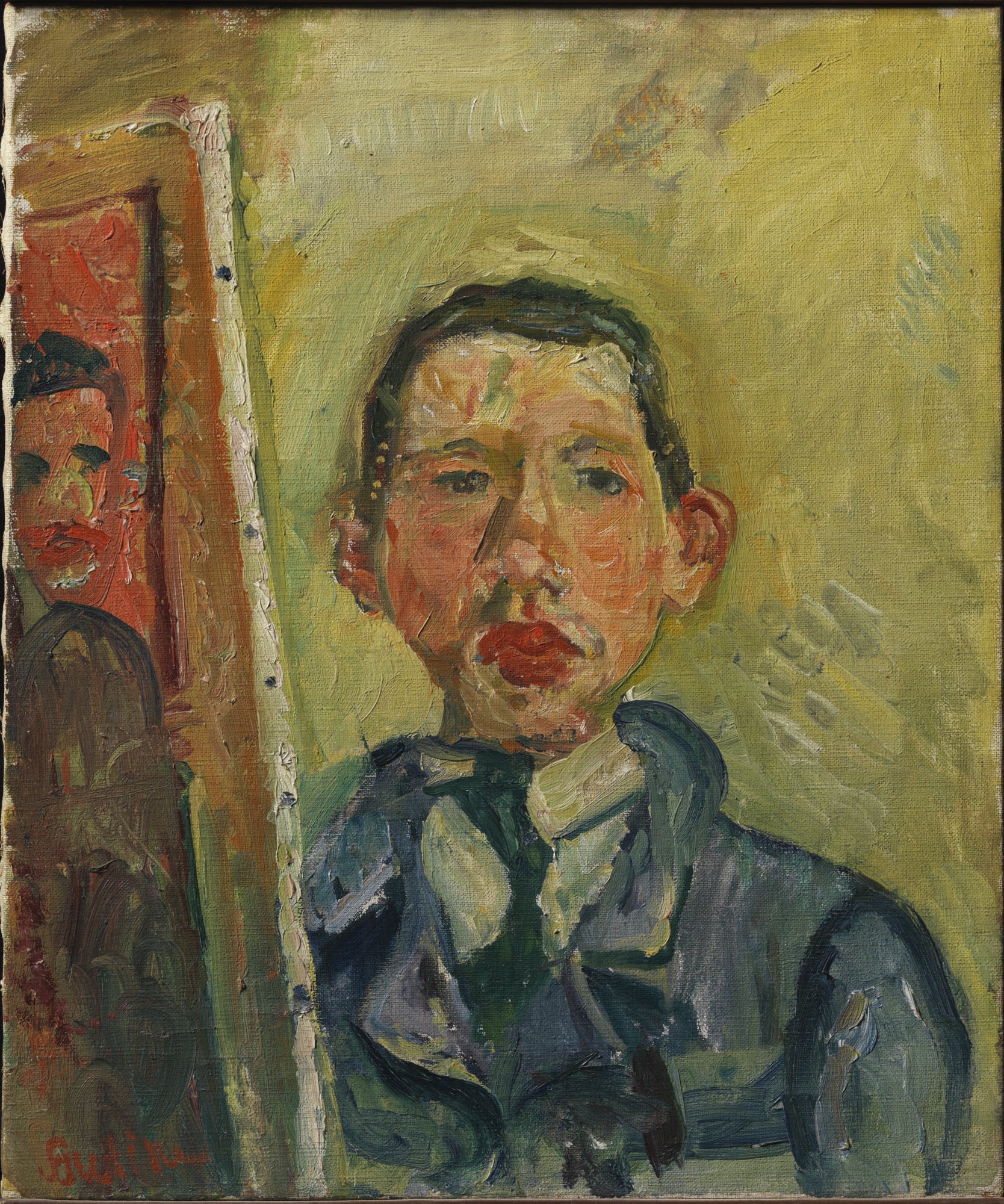 Autoportrait par Chaïm Soutine - Chaïm Soutine - Alpha Reproduction