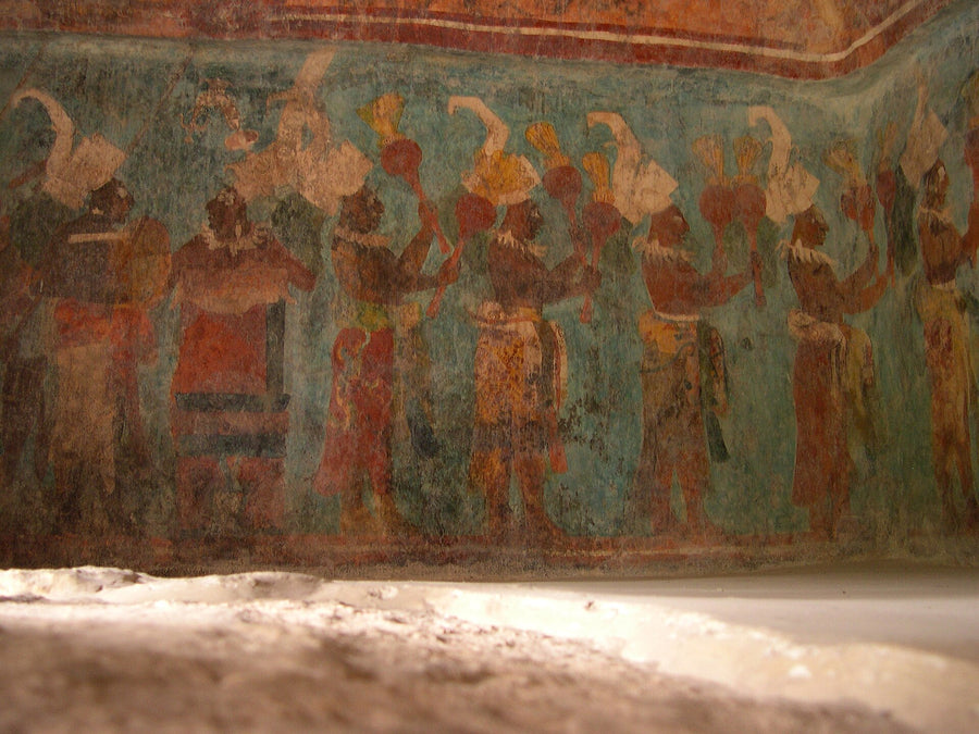 La Salle 2 de Bonampak — Artiste maya anonyme, peinture murale