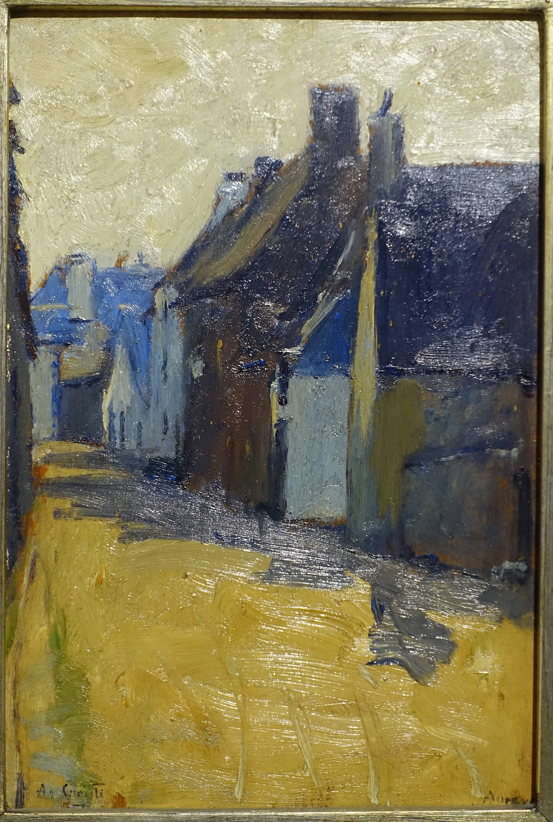 Rue en Bretagne, António Carneiro, 1899