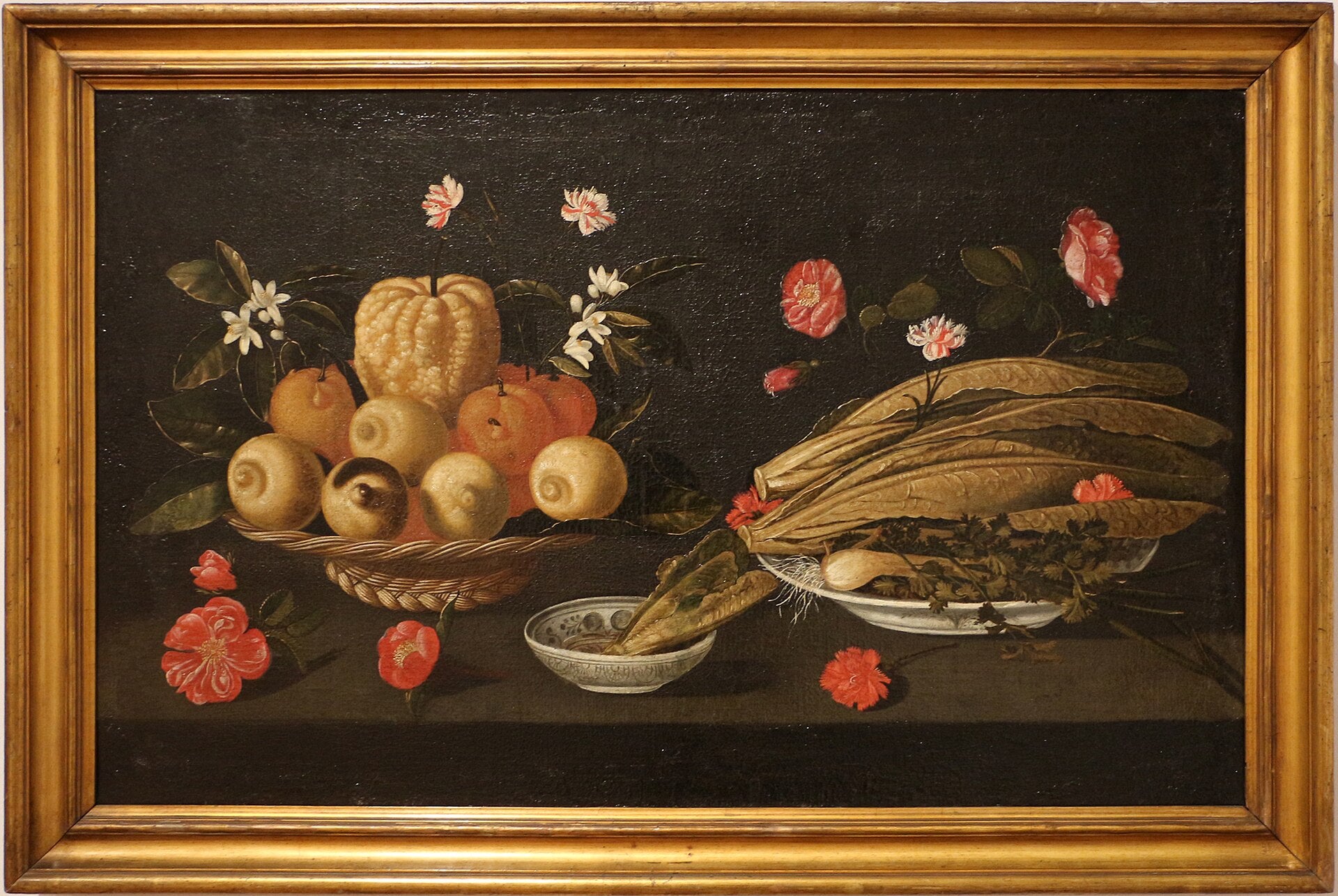 Nature morte aux fruits, légumes et fleurs, Josefa de Óbidos, 1660