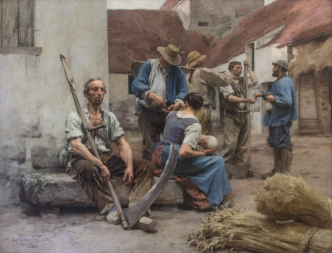 La Paye des moissonneurs - Léon Lhermitte