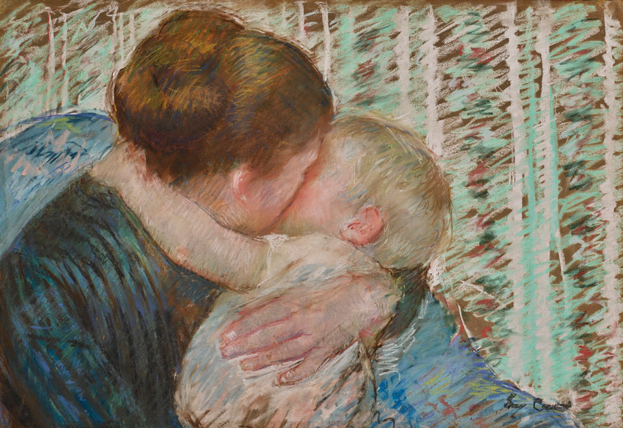 Mère et enfant (L’Étreinte du soir) - Mary Cassatt