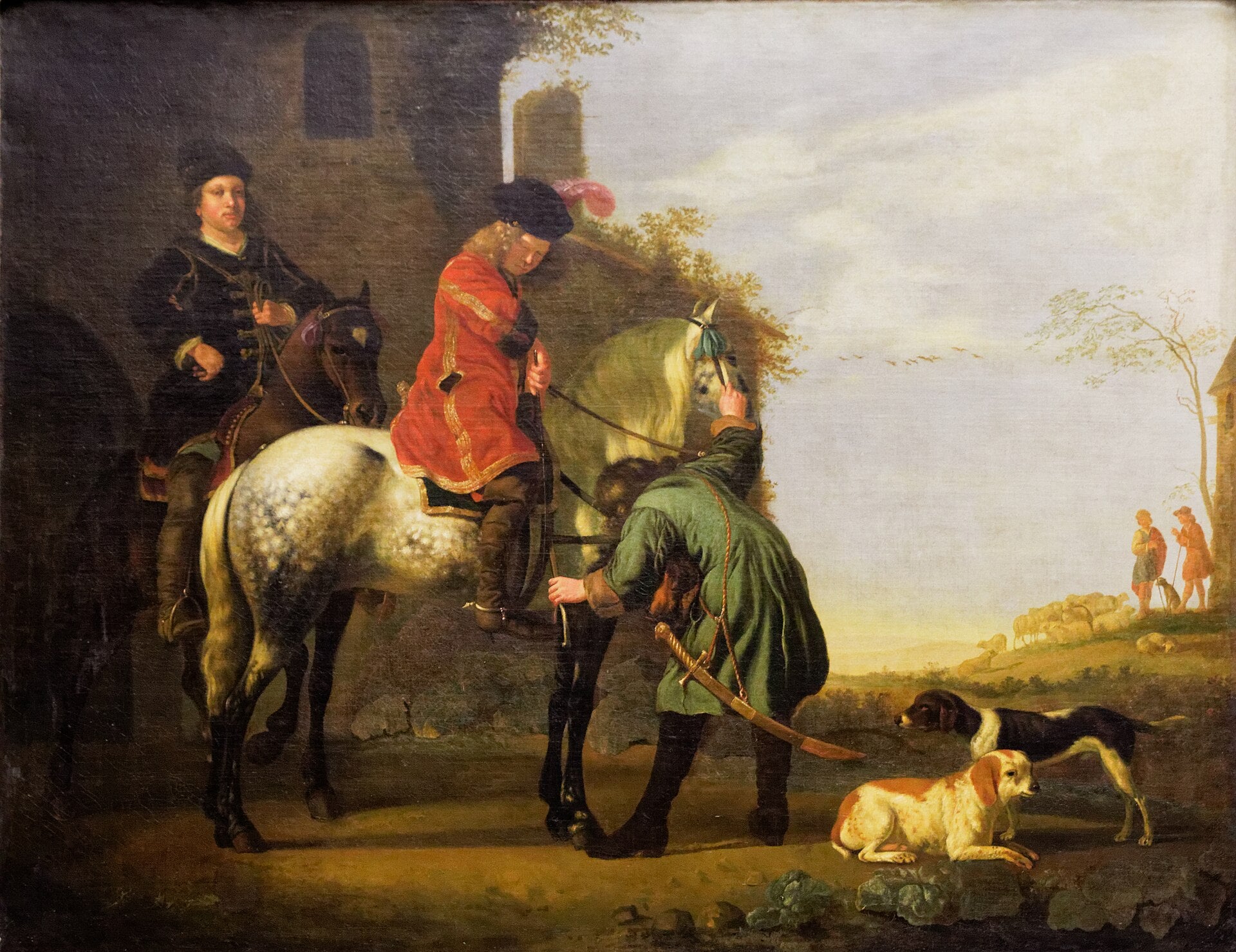 Le Départ pour la promenade - Aelbert Cuyp