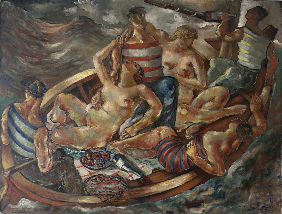 Le Bateau ivre, Sava Šumanović, 1927, huile sur toile