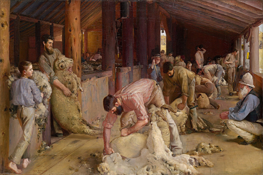 La Tonte des béliers - Tom Roberts