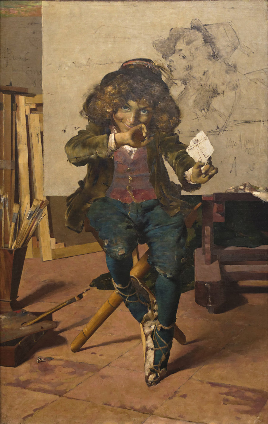 En attendant le succès, Henrique Pousão, 1882