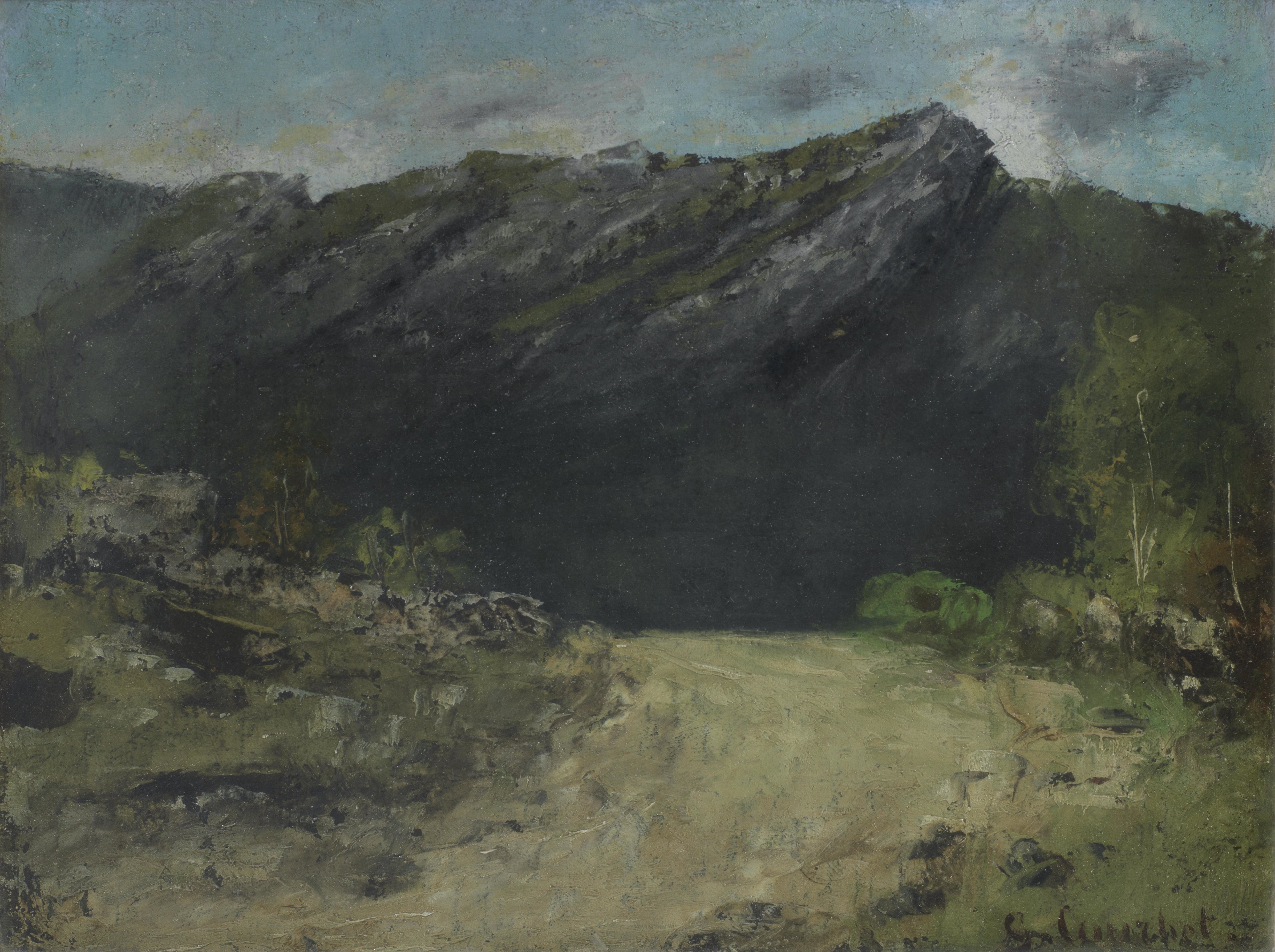 Landschaft des Jura - Gustave Courbet