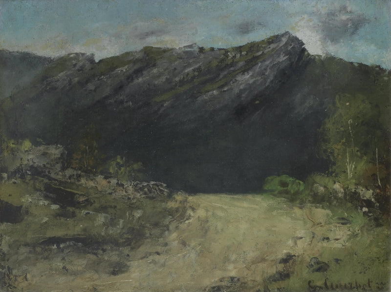 Landschaft des Jura - Gustave Courbet