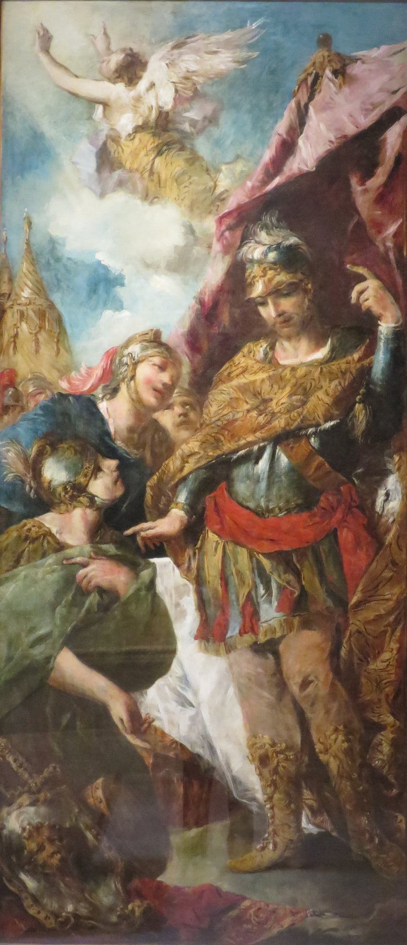 Godefroy de Boulogne beruft seine Anführer zum Rat - Francesco Guardi