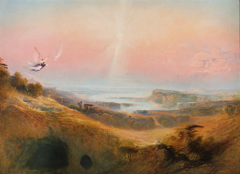 Die himmlische Stadt und der Fluss der Glückseligkeit - John Martin