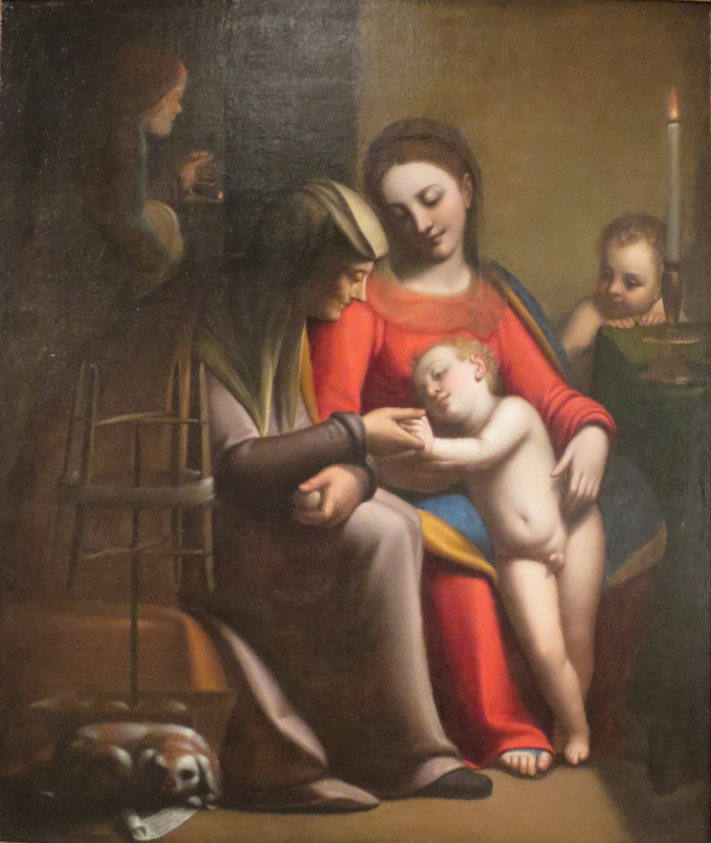La Sainte Famille avec sainte Anne et saint Jean-Baptiste - Sofonisba Anguissola