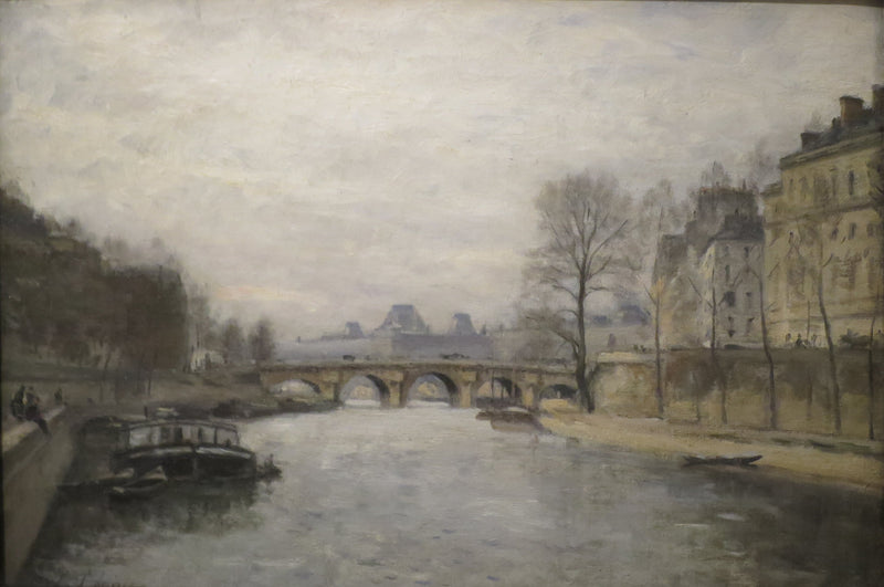 Das kleine Ufer der Seine am Pont Neuf - Stanislas Lépiné